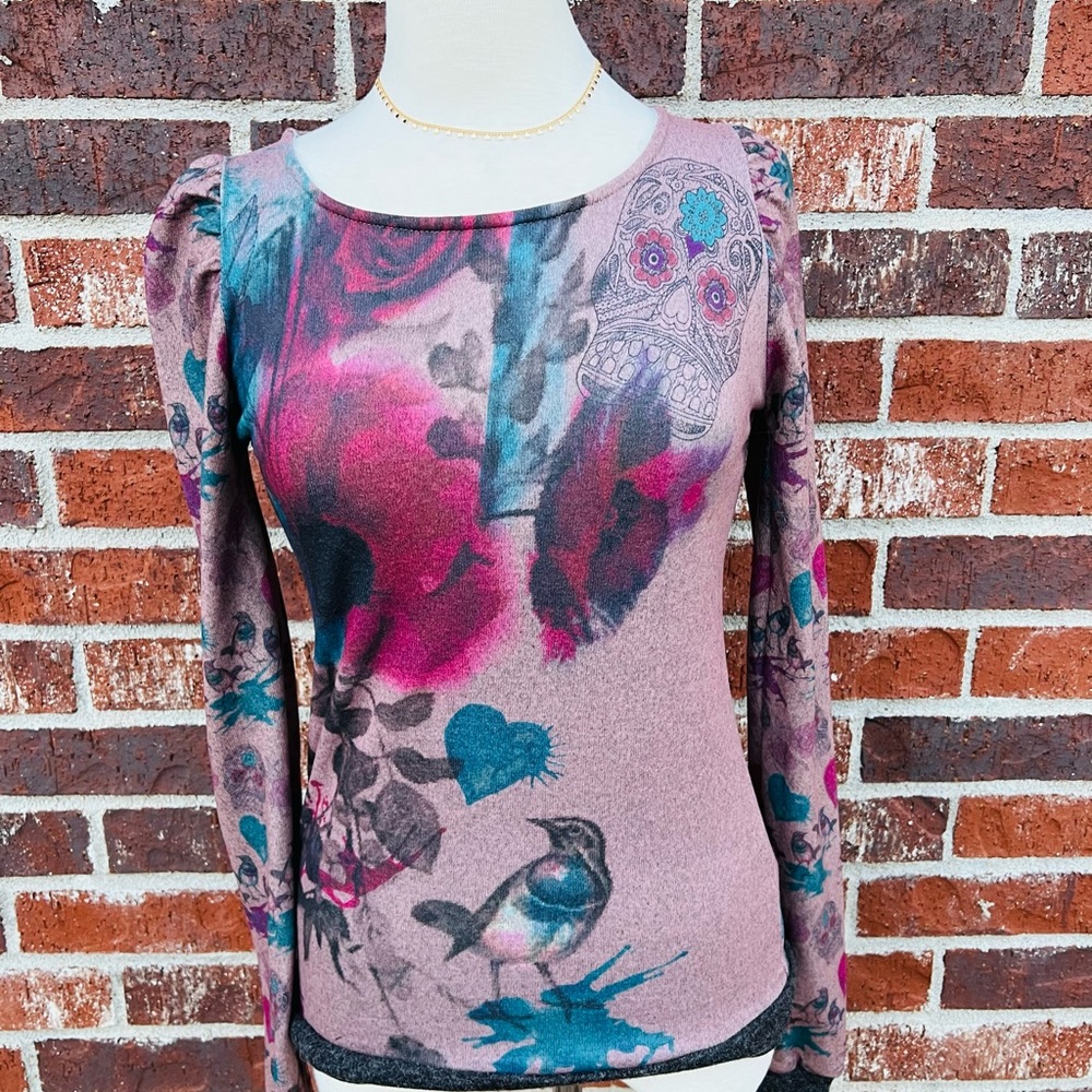 Tattoo Print Sweater